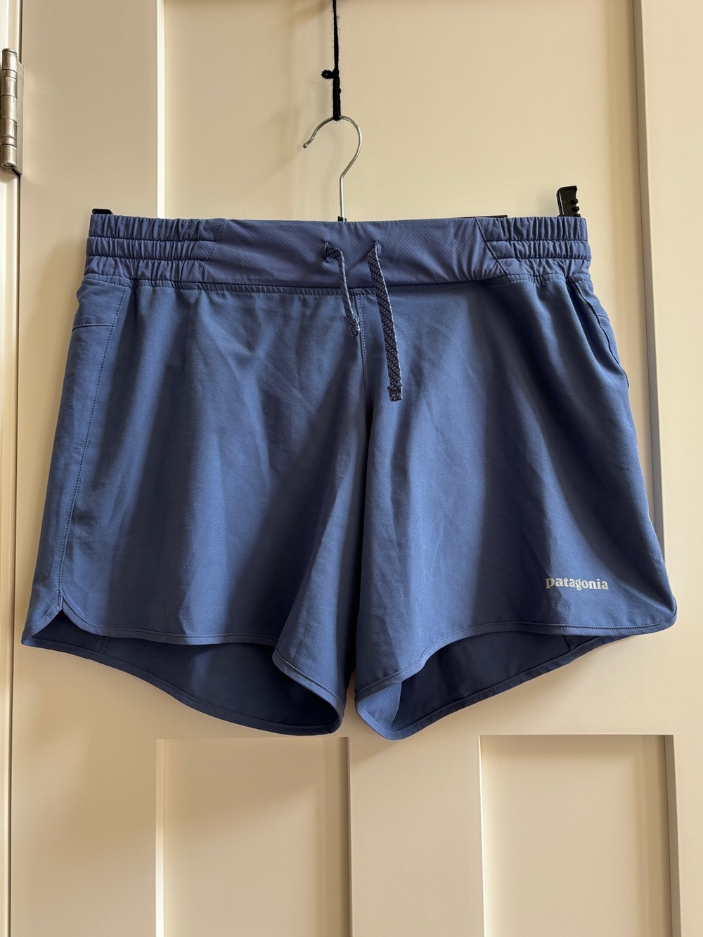 Patagonia Women's Nine Trails 6" Running Hiking Shorts Blue Gray Size S